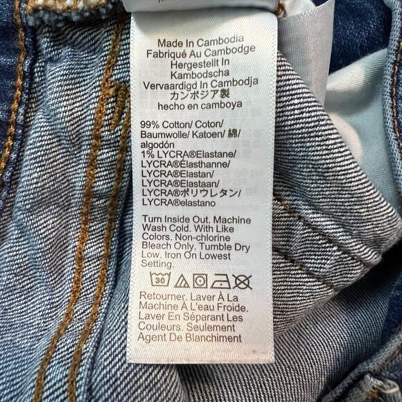 J.Crew Full Length Wide Leg Jeans Women’s 30 Blue Denim High Rise - Picture 4 of 10